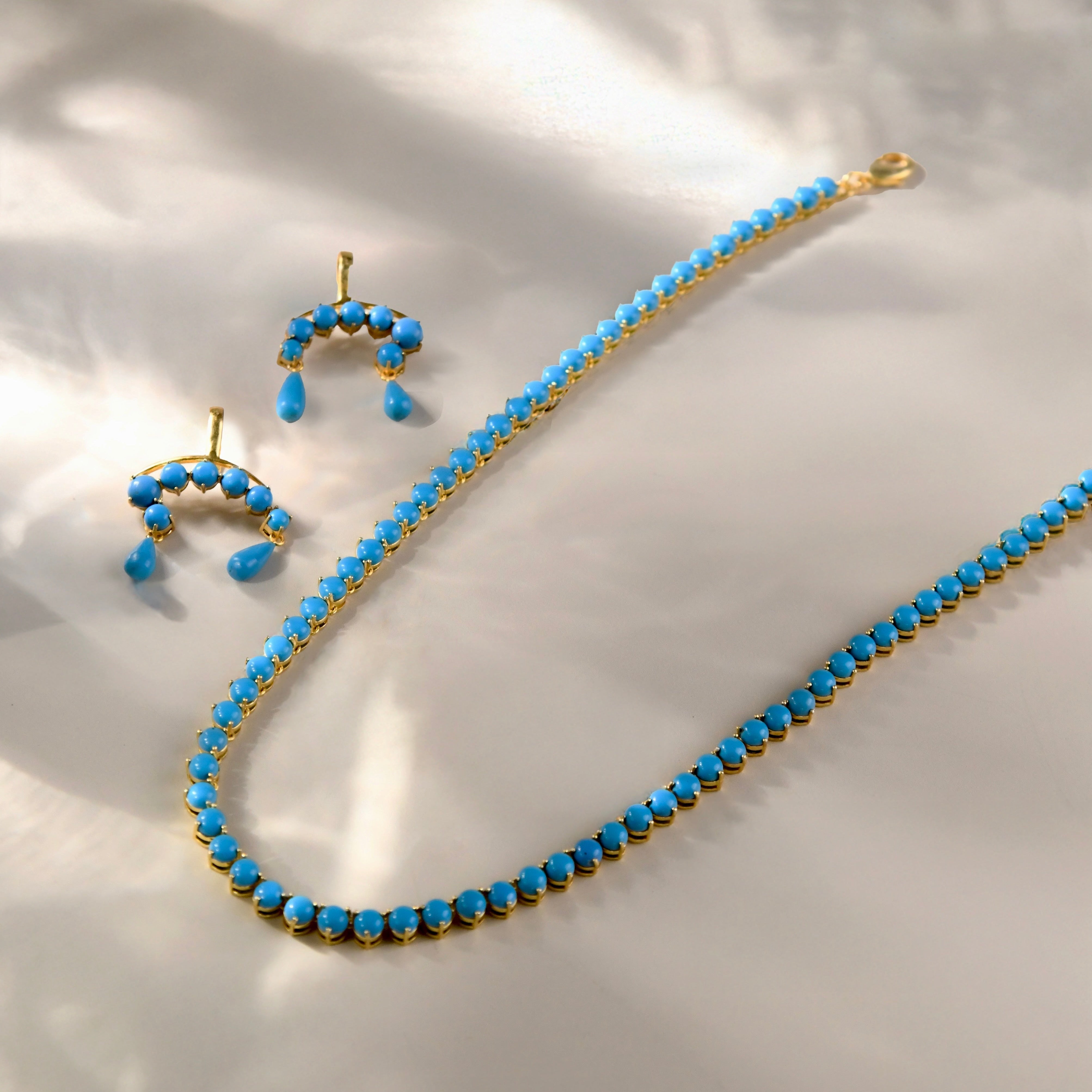 Waves of Blue Tennis chain