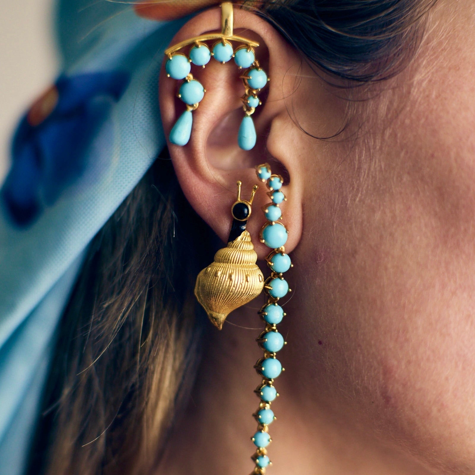 Waves of Blue Earrings