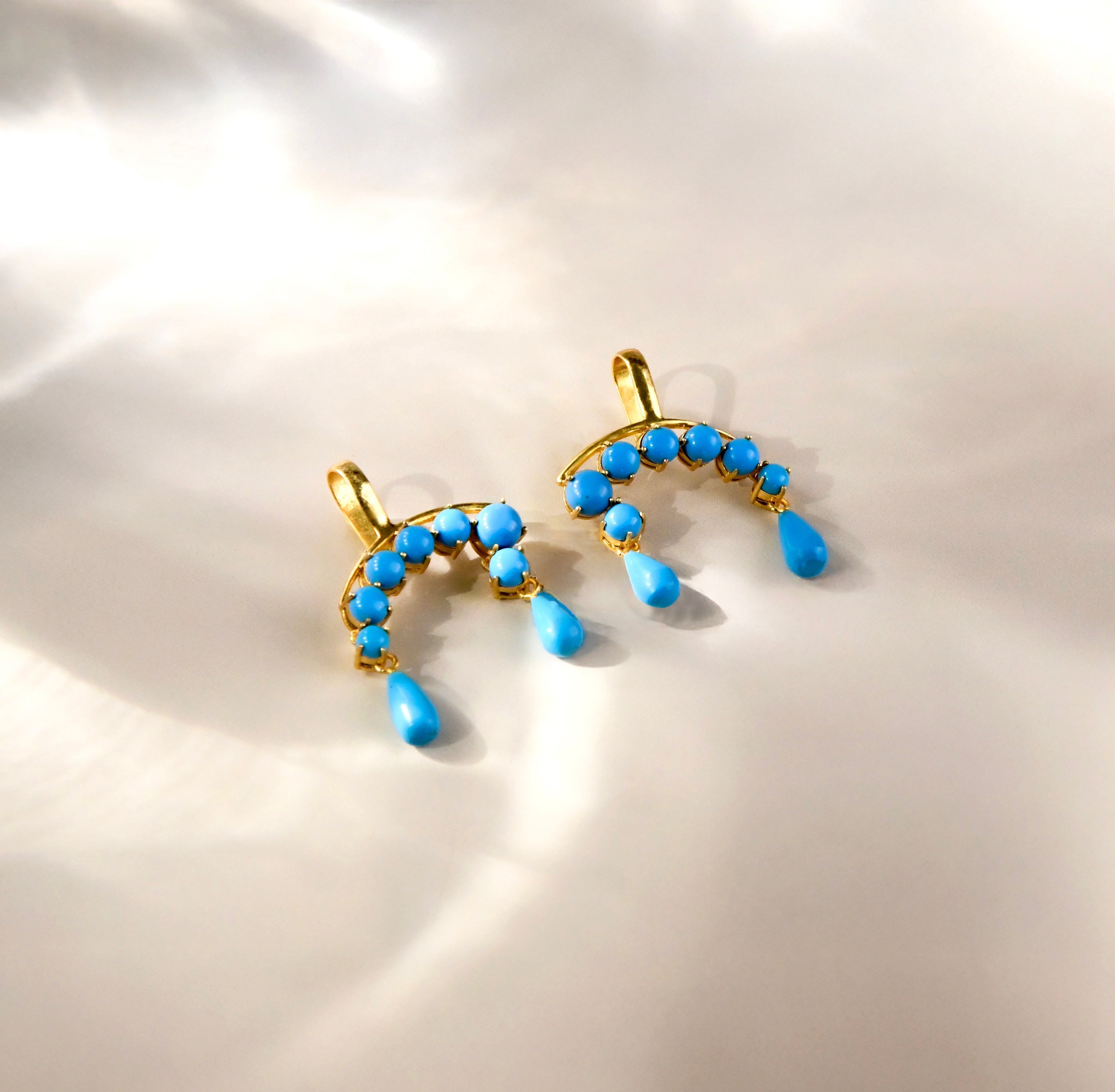 Waves of Blue Ear Cuff